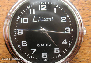 Relógio Luisant com mostrador preto