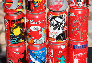 11 latas coca-cola "is the music"
