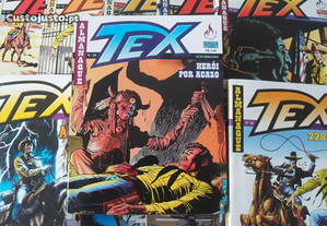 Almanaque TEX 10 11 12 13 14 15 16 17 18 e 19 lote Mythos Bonelli Comics BD banda desenhada Western