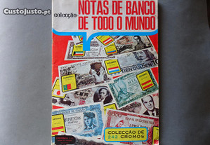Caderneta de cromos Notas de Banco de Todo o Mundo