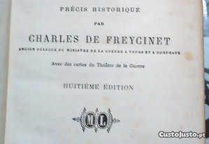 Livro Antigo Sec. XIX Charles de Freycinet