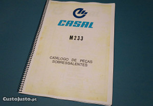 Catálogo Peças Motor Casal M233 com 125 cc moto Casal K 276