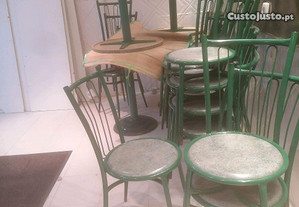 Mesas/cadeiras café/restaurante