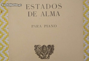 ESTADOS DE ALMA para piano Óscar da Silva
