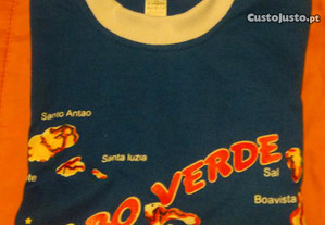 t-shirt criança "Cabo Verde"