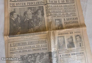 Diário de Notícias 16 Maio 1974 Spinola Presidente novo governo