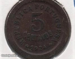 5 Centavos 1924 - mbc