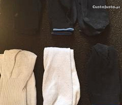 6 pares de meias variadas