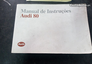 livro manual Audi 80