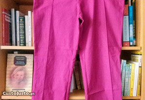 Calças rosa marca Canda