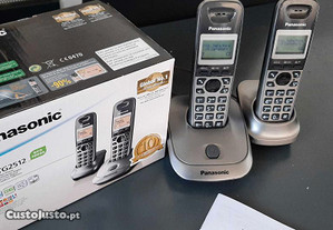 2 Telefones Panasonic KX-TG2512