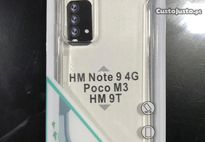 Capa de silicone reforçada para Xiaomi Redmi Note 9 4G / Xiaomi Poco M3 / Xiaomi Redmi 9T