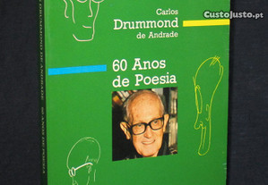 Livro 60 anos de poesia Carlos Drummond de Andrade