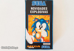 VHS Sega Novidades de Explosivas Vero 1994 Sonic Mega Force Rara