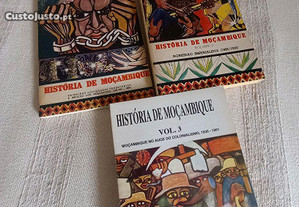História de Moçambique três volumes completo