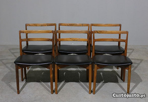 Cadeiras Harry Ostergaard modelo 61 em pau santo