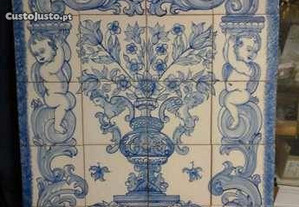 Quadro "de 20 azulejos Jarrão com flores" Viuva de Lamego