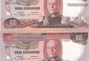 Notas de 100$00 Marechal Carmona