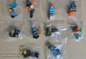 10 Bonecos Mini-figuras Lego Heróis Diversos