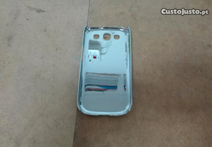 Tampa cromada Samsung Galaxy S III (i9300) Azul