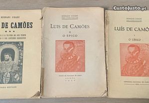 3 livros de Camões