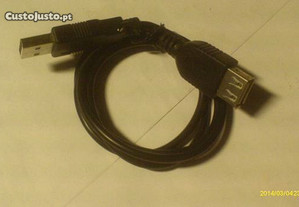 Extensão USB Macho A - Fêmea A - 80cm