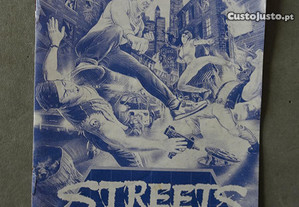 Catálogo / Manual de Instruções Sega Mega Drive Streets of Rage