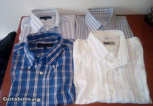 4 camisas de manga curta