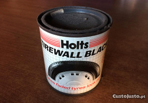 Lata Cheia Holts - Tirewall Black - 250 ml- Made in U. K.- Anos 80