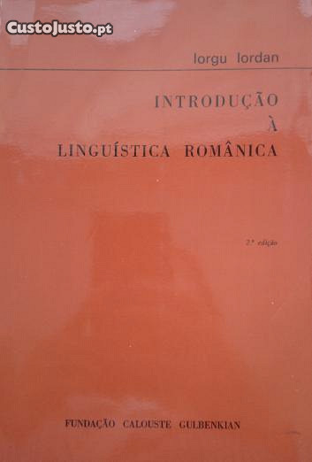 Introdução à linguística românica, de Iorgu Iordan