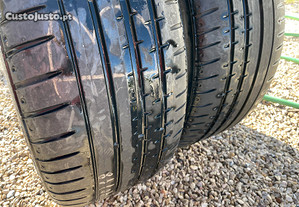 2 pneus semi novos , 245/40/18 marca continental