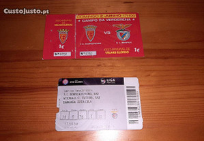 Bilhetes Usados da Liga de Futebol Portuguesa