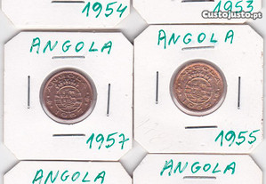 Colecção de moedas de $50 de Angola