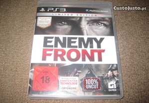 Jogo "Enemy Front" PS3/Completo!