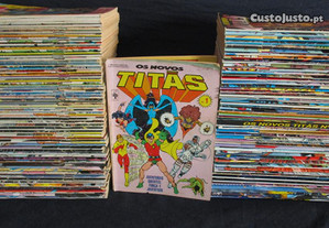 Livros BD Os Novos Titãs Abril DC Comics