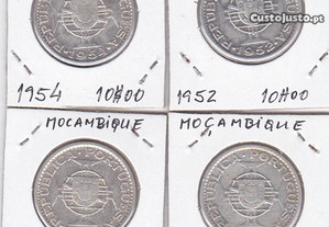 Colecção moedas 10$00 Moçambique