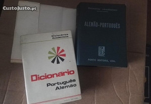 Dicionários "académicos" da Porto Editora Português/Alemão e Alemão/Português muito completos