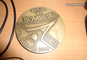 Medalha Bombeiros Açores Dia do Bombeiro