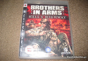 "Brothers In Arms: Hell`s Highway" PS3/Completo!