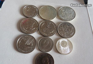 7 moedas de Portugal antigas