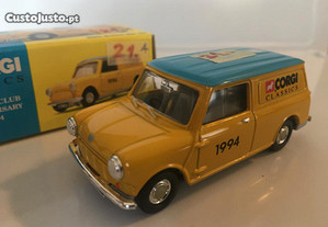 Mini Van (amarela e azul) - CORGI Esc. 1/43 - como NOVO
