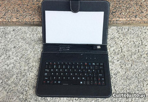 Capa ajustável para tablet com teclado - 7" a 9"