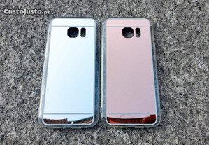 Capa de silicone espelhada para Samsung S7 Edge