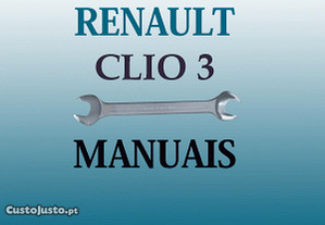 Renault clio 3 manuais serviço oficina