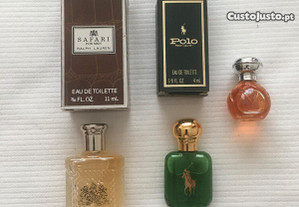 Miniaturas de perfume da Ralph Lauren