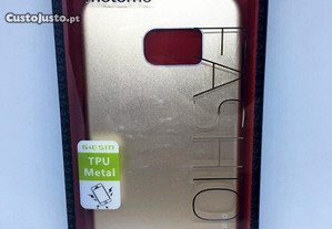 Capa de metal rígida para Samsung S7 Edge -Dourada