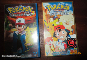 2 Cassetes VHS - Pokémon