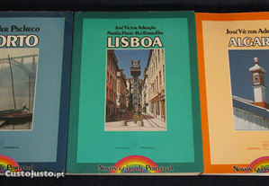 Livros Colecção Novos Guias de Portugal Porto Lisboa e Algarve