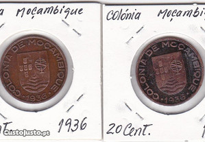 Moedas $20 de Moçambique