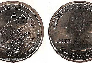 EUA - 1/4 Dollar 2012 "Acadia" - soberba